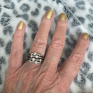 SILPADA gorgeous .925 with CZs …heavy